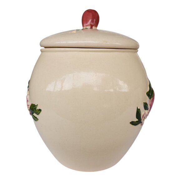 Vintage MCM Apple Ceramic Cookie Jar by Los Angeles Pottery #520 - Picture 5 of 16